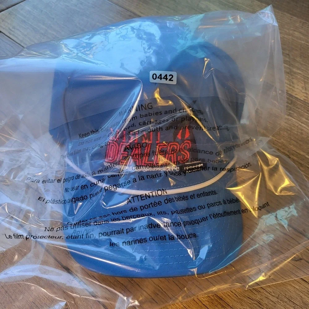 Pacific Headwear P424 Miami Dealers Blue Trucker Hat Rope Snapback Cap OS